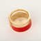 Repossi Bague Berbere Chromatic laque rouge, or rose 18k et diamants
