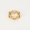Cartier - Hjerte C - Ring i gult guld og diamanter