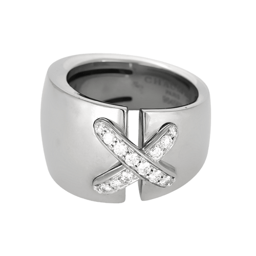 Bague 54.5 Bague en Or blanc 18k Diamant 58 Facettes DV31915-1