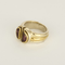 Bague 54 Christofle Bague Or jaune 18k et Argent, grenats 58 Facettes DV31712-2