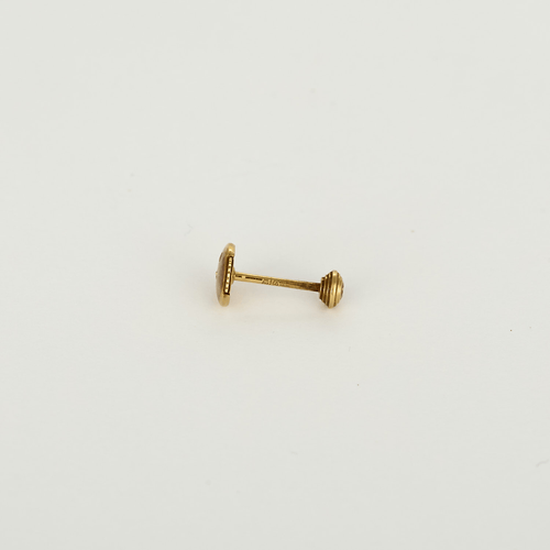 Cartier - Cartier of love - Yellow gold and diamond earrings