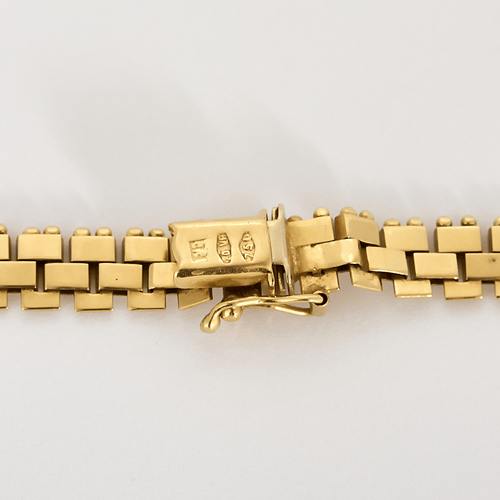 Collana in oro giallo 18k