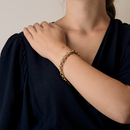 Elegante bracciale in oro giallo