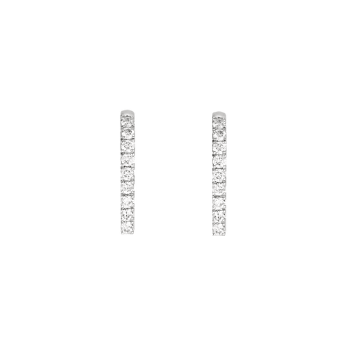 Messika - Gatsby XS - Pendientes de oro blanco y diamantes