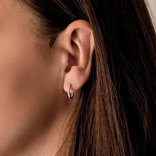 Messika - Gatsby XS - Pendientes de oro blanco y diamantes