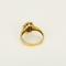 Ring Daisy in yellow gold, ruby: 0.50 carat and diamonds: 0.10 carat