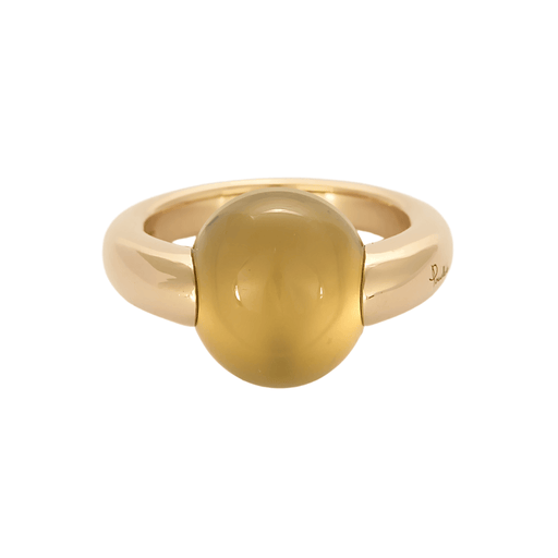 Pomellato - Luna - Yellow quartz rose gold ring