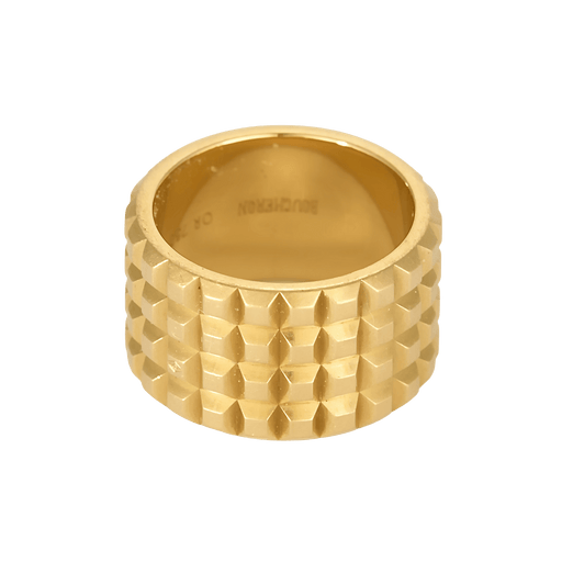 Boucheron - Clou de Paris ring in yellow gold