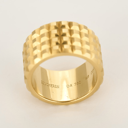 Boucheron - Prsten Clou de Paris ze žlutého zlata