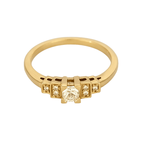 Mauboussin Bague Un Printemps 1930 n°2" en Or jaune 18k Diamant