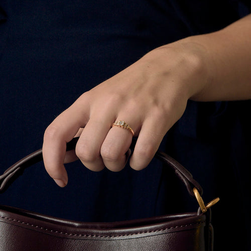 Mauboussin Bague Un Printemps 1930 n°2" en Or jaune 18k Diamant
