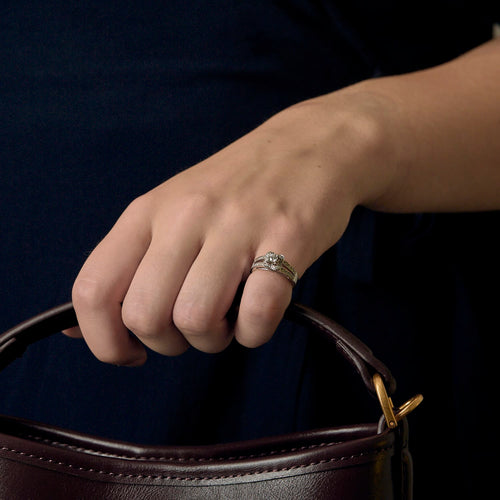 Mauboussin - Chance of love no. 2 - White gold and diamond ring: 0.36 carat