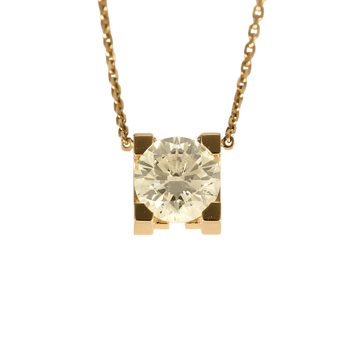 Cartier - C by Cartier - Yellow gold and 1.30-carat diamond necklace