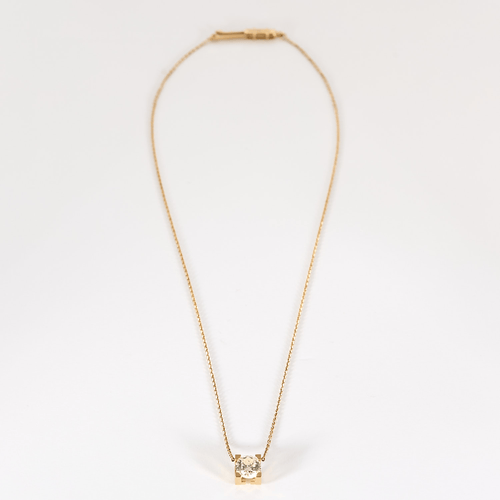 Cartier - C av Cartier - Halsband i gult guld och diamant 1,30 carat