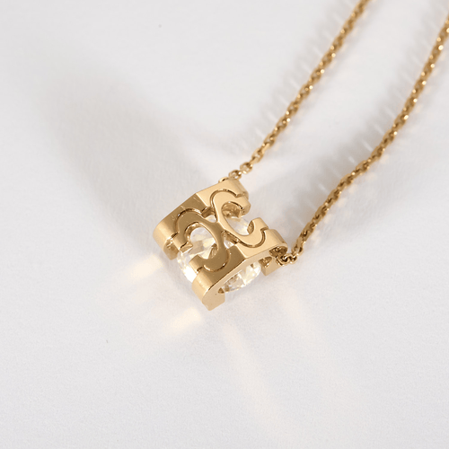 Cartier - C av Cartier - Halsband i gult guld och diamant 1,30 carat