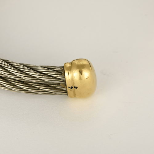 FRED - Force 10 - Steel and gold bracelet. Vintage