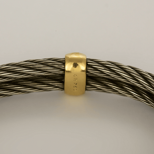 FRED - Force 10 - Steel and gold bracelet. Vintage