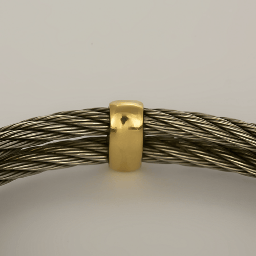 FRED - Force 10 - Steel and gold bracelet. Vintage