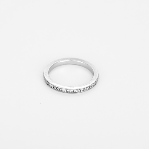 DE BEERS - Ehering amerikanisch in Platin und Diamanten