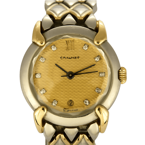 Chaumet - Claws - Steel and yellow gold watch with quartz movement