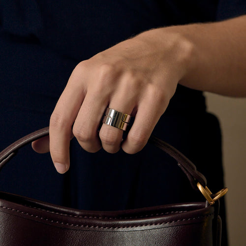DINH VAN - Seventies - Stor model - Ring i hvidguld