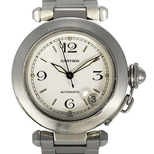 Cartier - Pasha - Montre en acier à mouvement automatique 58 Facettes DV8953-14