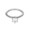 TIFFANY - Ring Solitaire in platinum and 0.90 carat diamond