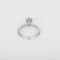 TIFFANY - Ring Solitaire in platinum and 0.90 carat diamond