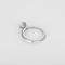 TIFFANY - Ring Solitaire in platinum and 0.90 carat diamond