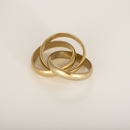 CARTIER - Trinity - Střední model - Snubní prsten tři zlaté