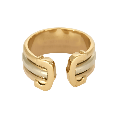 Cartier Prsten ze žlutého, bílého a růžového 18k zlata