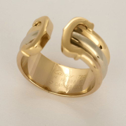 Cartier Prsten ze žlutého, bílého a růžového 18k zlata