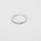Elegant half <div data-glossary-id="2076541">wedding band</div> in white gold and diamonds