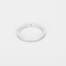 Elegant half <div data-glossary-id="2076541">wedding band</div> in white gold and diamonds