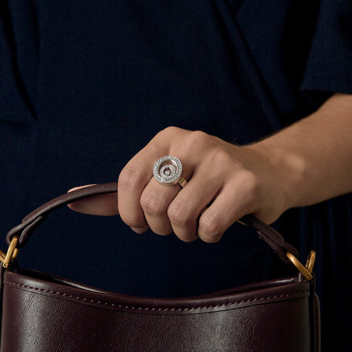 CHOPARD - Happy Spirit - White gold and diamond ring s