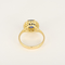 Anel em ouro amarelo 18k Safira