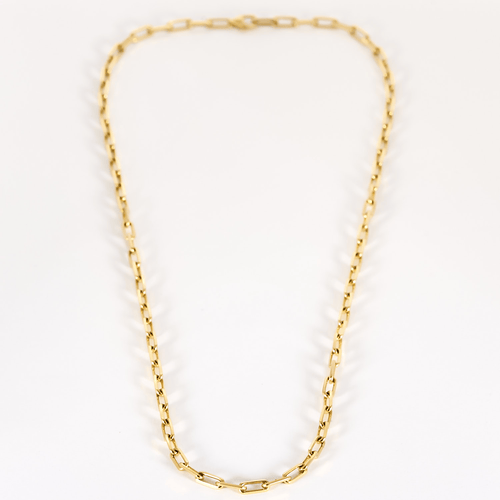 CARTIER - SANTOS - Small Model - 18K Yellow Gold Necklace