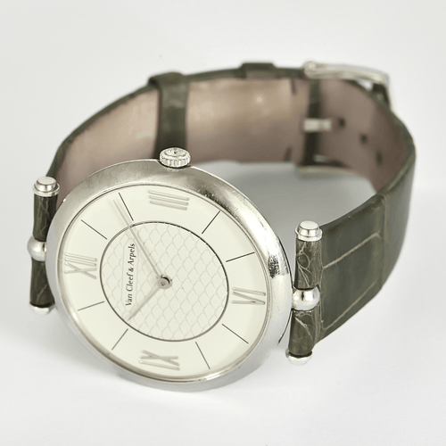 Van Cleef & Arpels  Hodinky Pierre Arpels z bílého zlata