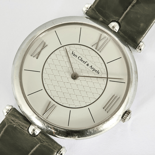 Van Cleef & Arpels  Hodinky Pierre Arpels z bílého zlata