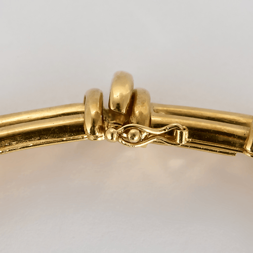 Boucheron - Vzácný náhrdelník ze žlutého zlata a diamantů. Vintage. 1980.