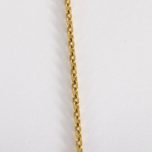Halskette aus Gelbgold, Rubin: 1 Karat, Diamanten: 0,90 Karat