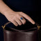 White gold ring, diamonds: 0.20 carat, sapphire: 3.71 carats, unheated Ceylon