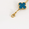 Náramek Van Cleef Arpels Vintage Alhambra ze žlutého 18k zlata s achátem