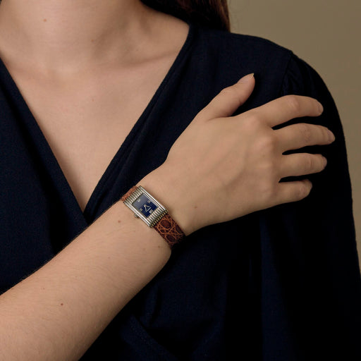 Boucheron - Reflet watch in steel with blue dial