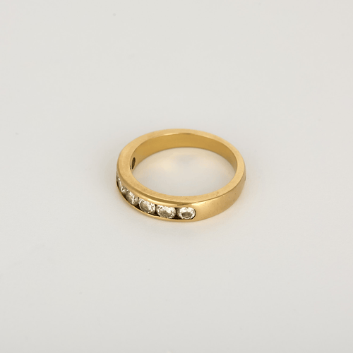 54 Bague en Or jaune 18k Diamant 58 Facettes DV32677-2