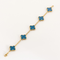 Van Cleef Arpels Bracelet Vintage Alhambra en Or jaune 18k agate 58 Facettes DV4391-7