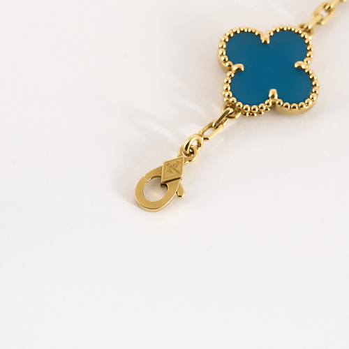 Van Cleef Arpels Bracelet Vintage Alhambra en Or jaune 18k agate 58 Facettes DV4391-7
