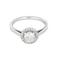 Elegante ring Solitaire in witgoud en diamanten: in totaal 1,14 karaat
