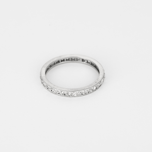 Verighetă americană în Platină și diamante