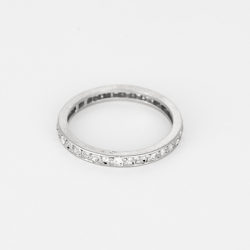 Verighetă americană în Platină și diamante